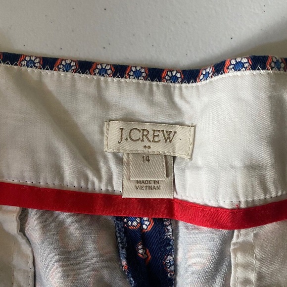 J. Crew Women’s Multicolor Floral Shorts 100% Cotton Short Size 14. - Picture 6 of 12